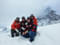 mit dem kanadischen Skiteam vor der Eiger Nordwand (SUI)